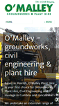 Mobile Screenshot of omalley-groundworks.co.uk